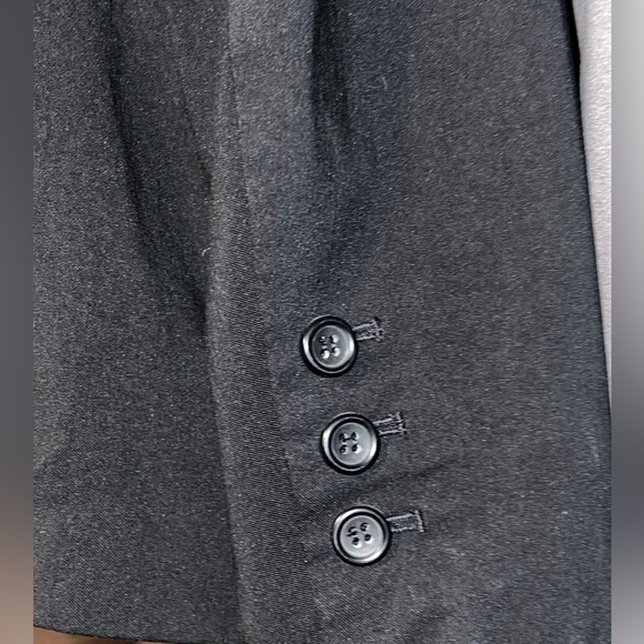 Express Design Studio Size 4 Black Button Up Blazer - Picture 8 of 11